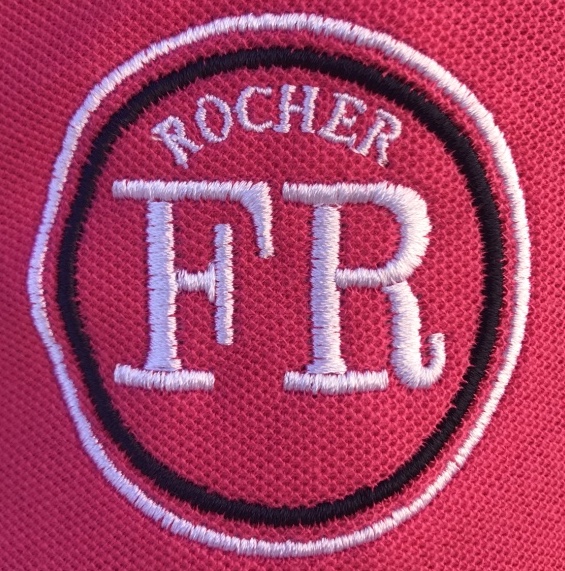 Polo Pétanque femme Famille Rocher 100% coton fuchsia avec broderie – Image 2