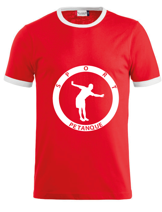 Tee-shirt bicolore sport Pétanque famille Rocher – Image 5
