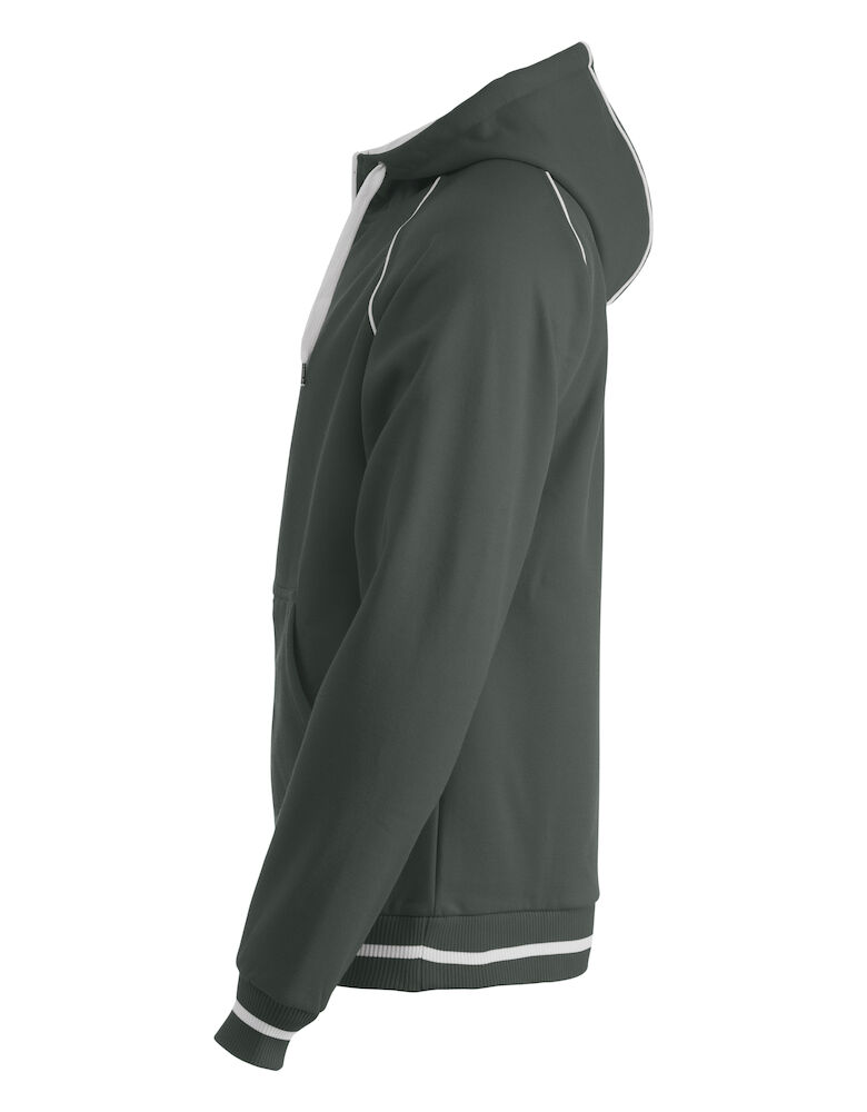 Veste grise avec capuche – Image 3