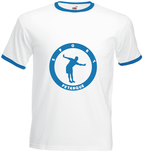 Tee-shirt bicolore sport Pétanque famille Rocher – Image 4