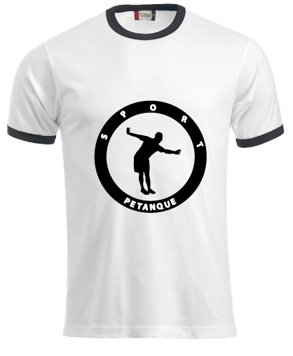 Tee-shirt bicolore sport Pétanque famille Rocher – Image 3